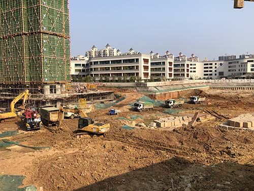 中國安能第二工程局湖畔學(xué)苑項目部“戰(zhàn)疫情，抓復(fù)工”