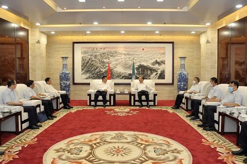 辛保安會見中國西電集團(tuán)董事長白忠泉、總經(jīng)理裴振江