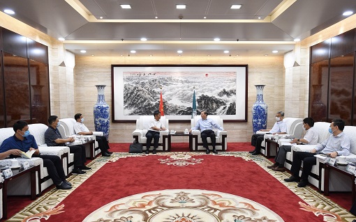 國家電網(wǎng)有限公司總經(jīng)理、黨組副書記辛保安會見寧夏回族自治區(qū)副主席吳秀章