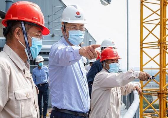 劉國躍、米樹華到國華電力所屬兩電廠調研