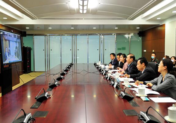 辛保安總經(jīng)理與SAP公司全球執(zhí)行董事會成員、全球業(yè)務(wù)總裁傅美黛舉行視頻會談