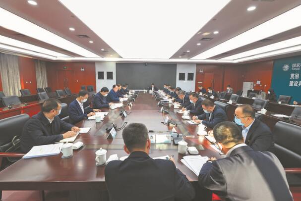 毛偉明董事長、辛保安總經(jīng)理赴國網(wǎng)新疆電力調(diào)研