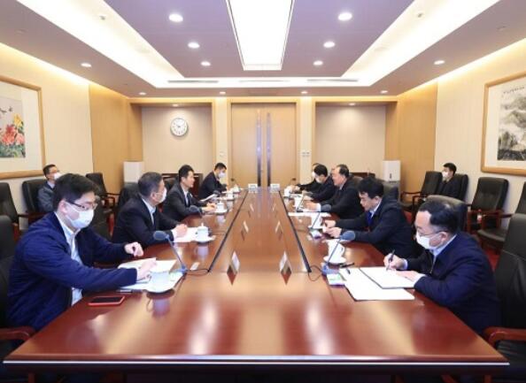 毛偉明會見上海市委常委、副市長吳清