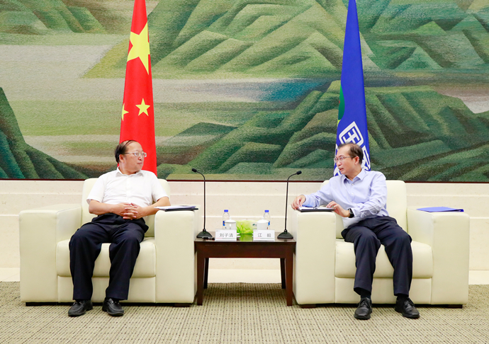 國家電投總經(jīng)理、黨組副書記江毅會(huì)見湖北省武漢市委常委、武漢經(jīng)開區(qū)工委書記劉子清