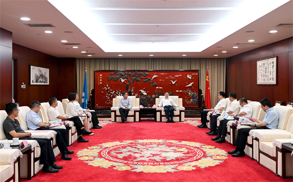 溫樞剛會(huì)見中國信達(dá)黨委書記、董事長張衛(wèi)東