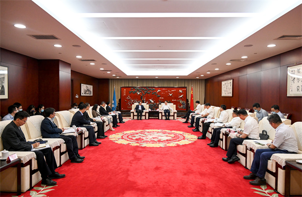 溫樞剛會(huì)見中國進(jìn)出口銀行黨委書記、董事長吳富林