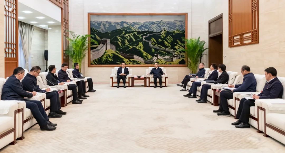 大唐集團黨組書記、董事長鄒磊會見哈電集團黨委書記、董事長曹志安