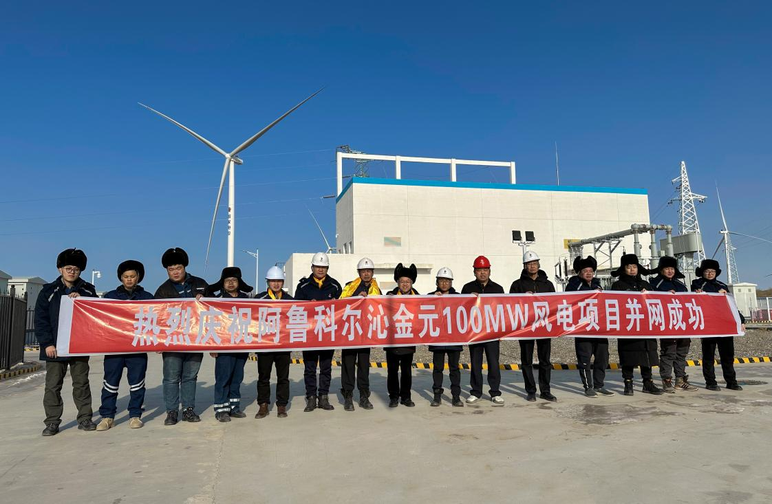 貴州金元目前裝機、單機容量最大的風電項目并網成功