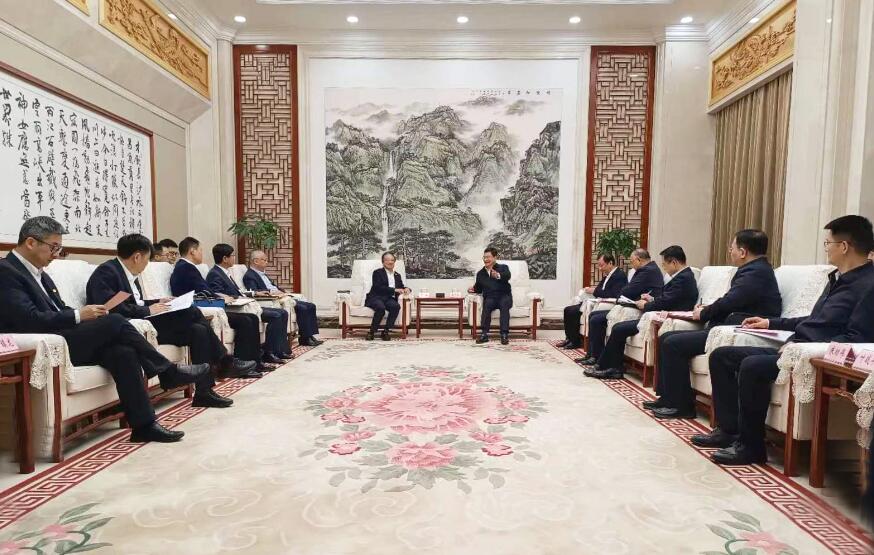 吳云拜會(huì)湖北省政府副省長、黨組成員盛閱春