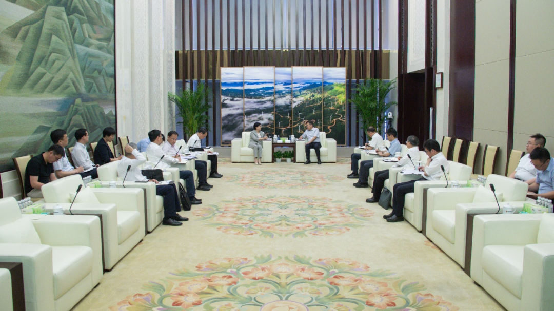 國家電投黨組書記、董事長劉明勝會見江蘇省委常委、南京市委書記韓立明