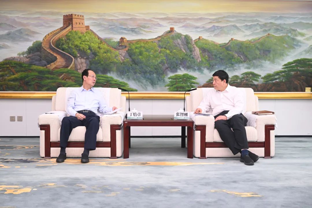 中國電建黨委書記、董事長丁焰章與國家電網(wǎng)有限公司董事長、黨組書記張智剛舉行會(huì)談