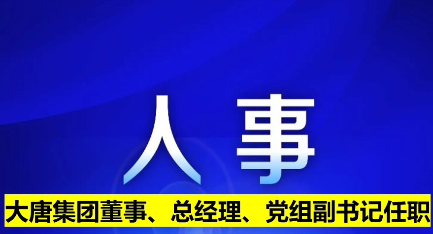 大唐集團(tuán)董事、總經(jīng)理、黨組副書記任職